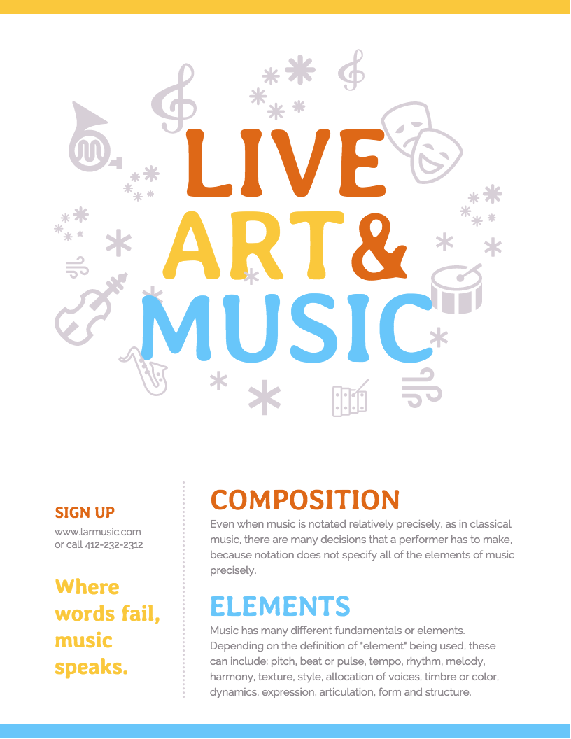 Live, Art & Music